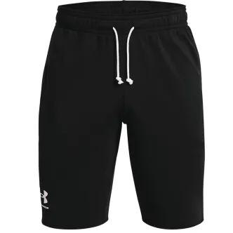 under armour rival terry black shorts