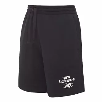 essentials french terry shorts black new balance