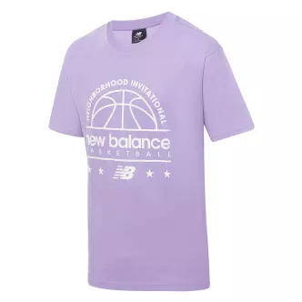 t-shirt uomo lilla new balance