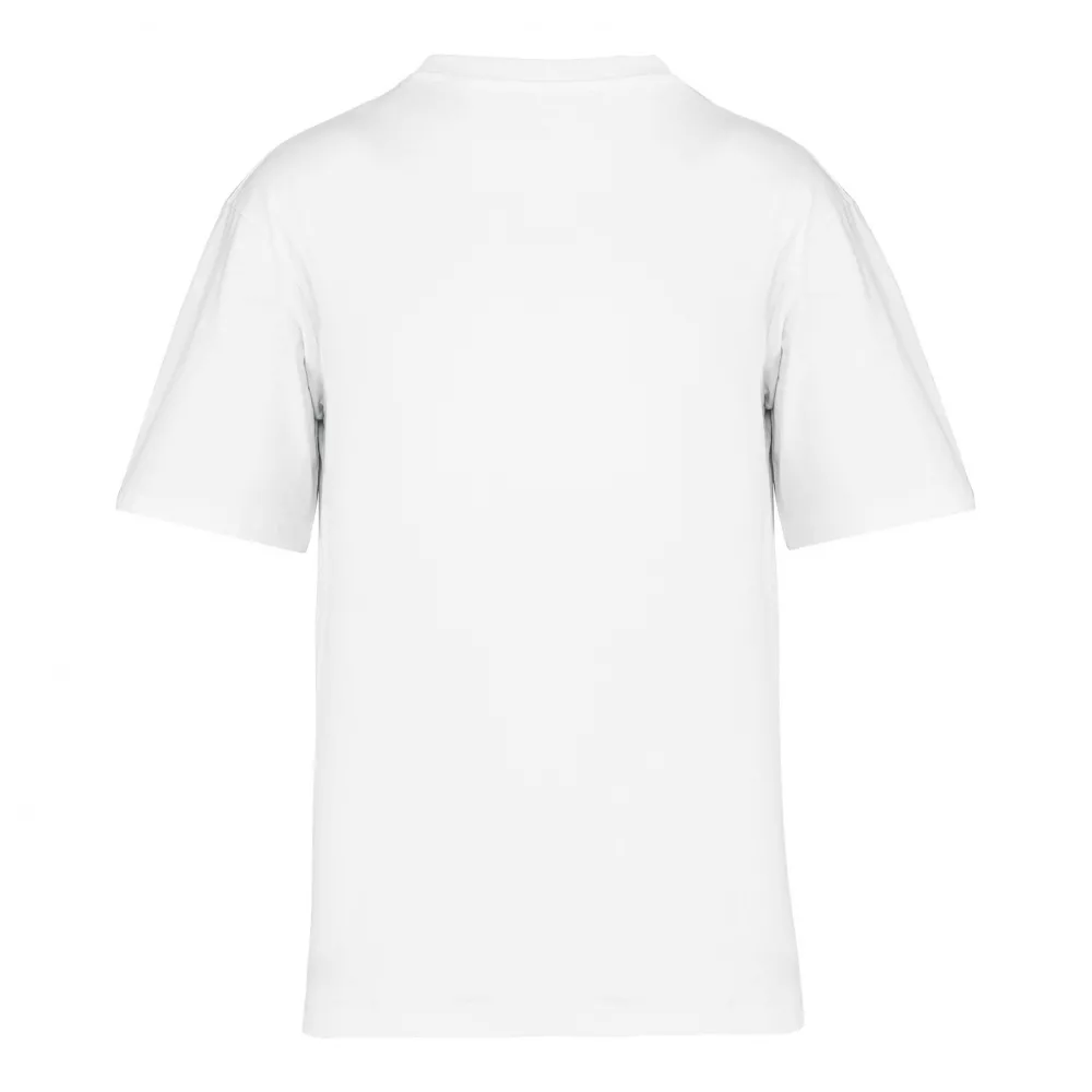 t-shirt uomo oversize booy 200g bianca 