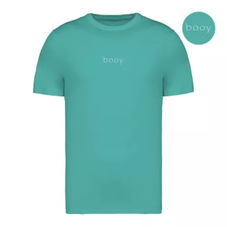 unisex booy 170g grey emerald green t-shirt