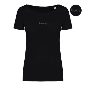 t-shirt donna booy 155g nera