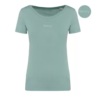 t-shirt donna booy 155g verde chiaro