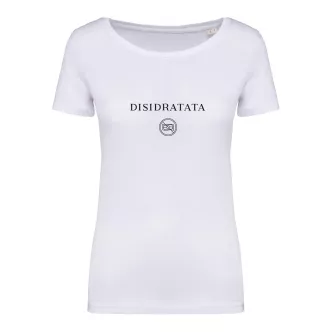 t-shirt donna disidratata 155g bianca