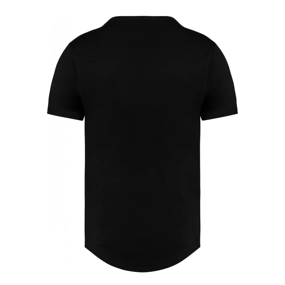 t-shirt uomo fondo capo arrotondato booy 155g nera
