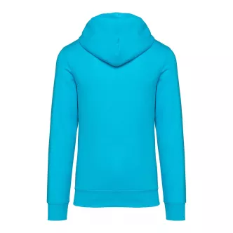 turquoise organic hoodie