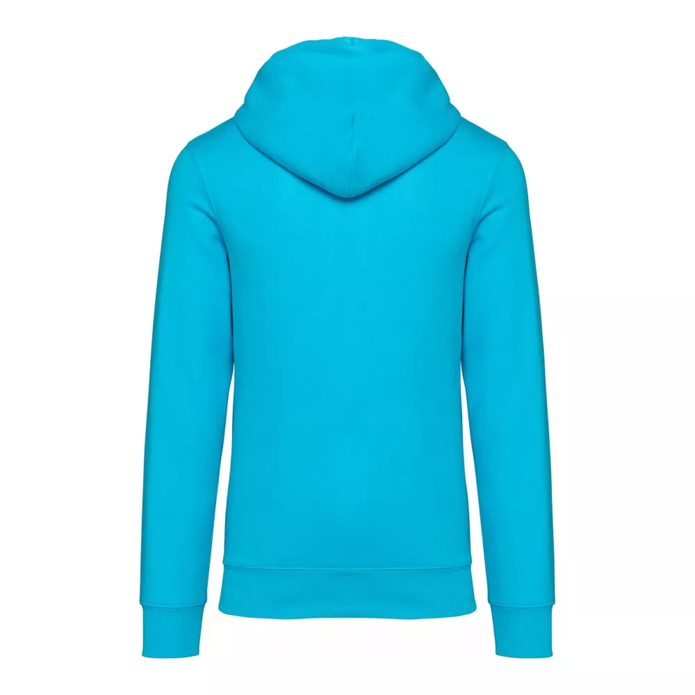 turquoise organic hoodie