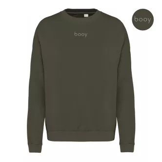 dark green booy unisex terry sweatshirt 280g