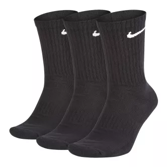 Three black Nike socks 
