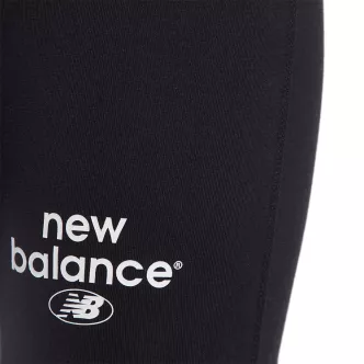 new balance women's black tight-fitting shorts