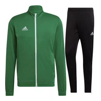 adidas full zip tracksuit in green