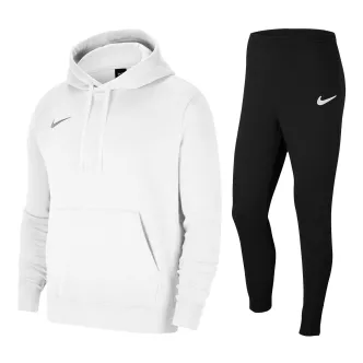 Tuta felpata Nike con con cappuccio bianca