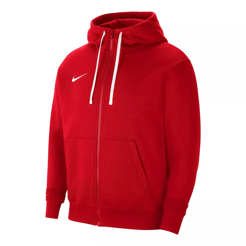 Park full zipper Nike hooded sweatshirt red color