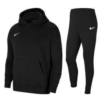 Black nike tracksuit for kids with hood