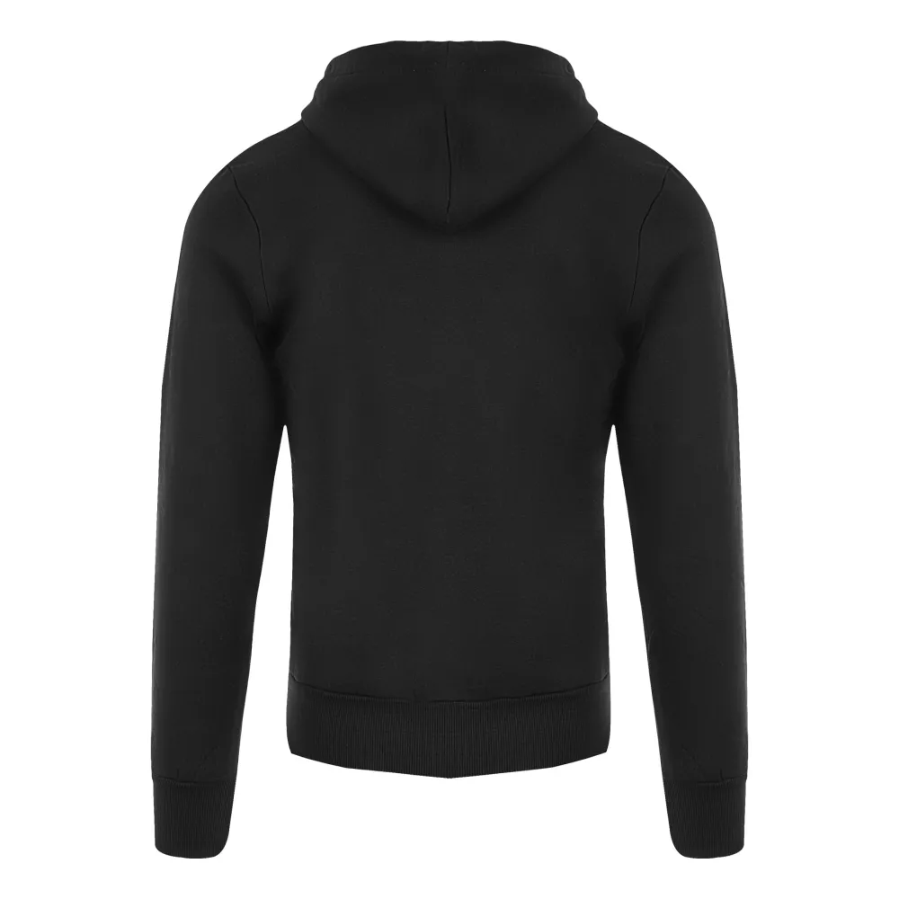 Black hooded sweatshirt unica fede