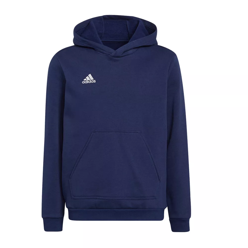 adidas child blue hooded sweatshirt