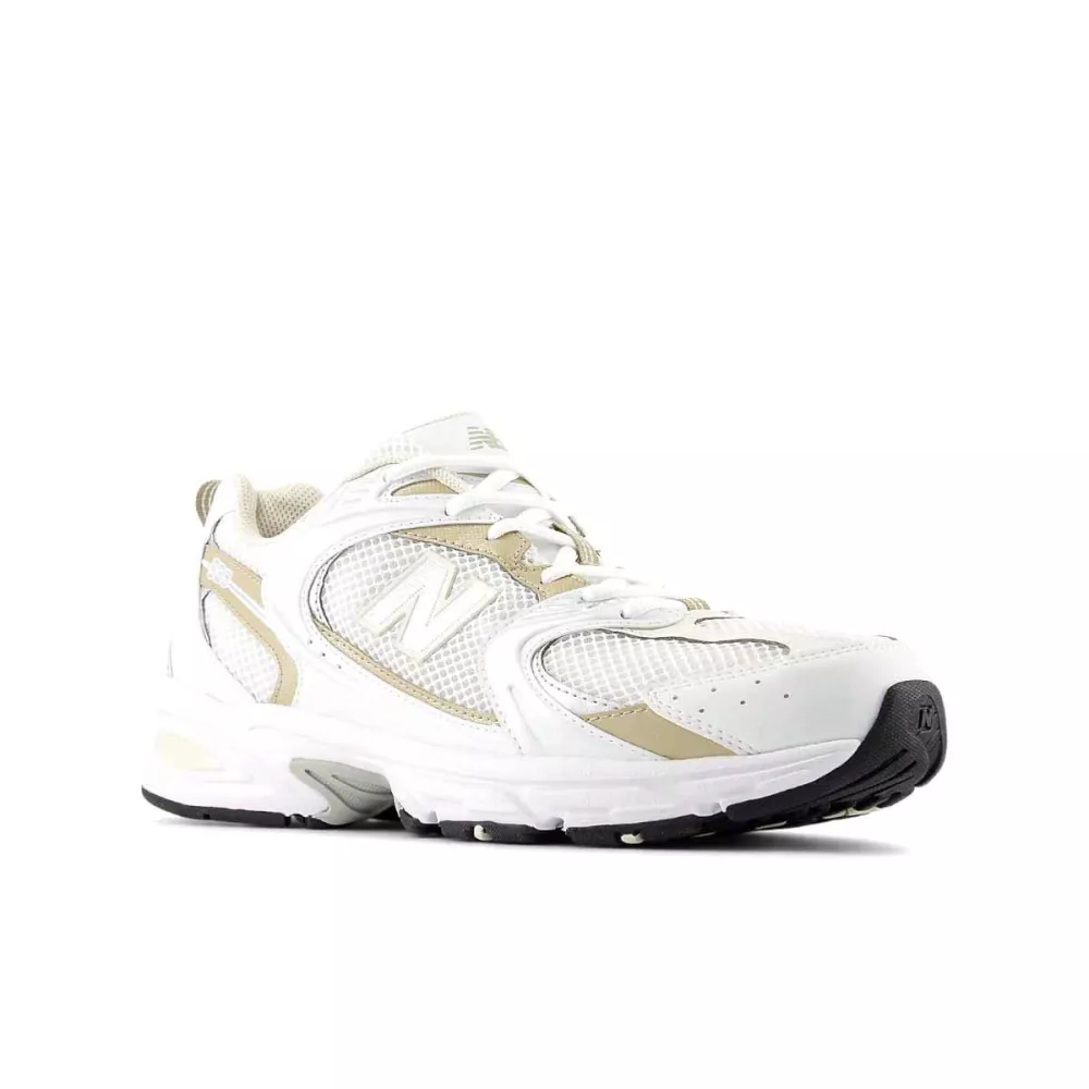 scarpa unisex new balance sneakers 530 bianco oro