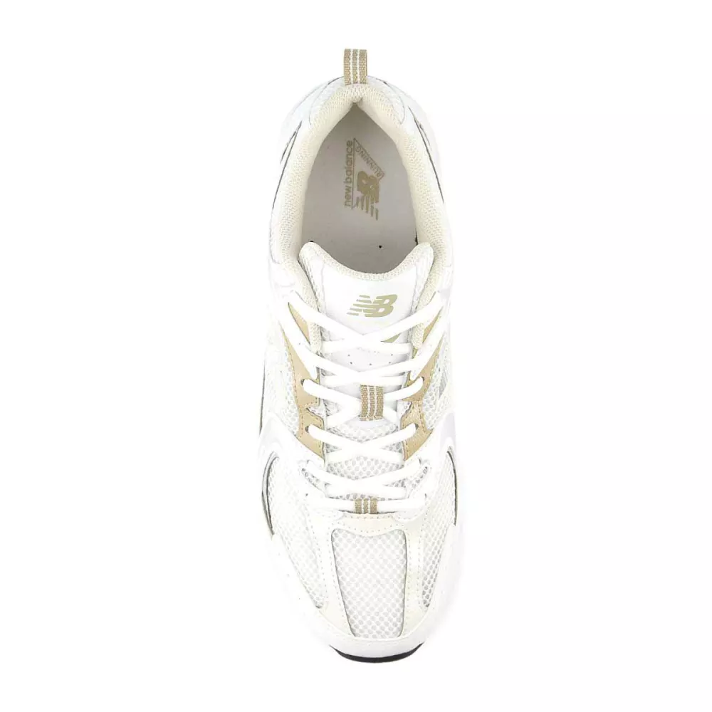 scarpa unisex new balance sneakers 530 bianco oro