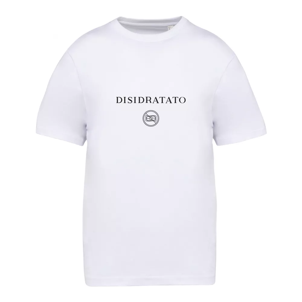 men's oversize disidratato t-shirt 220g white