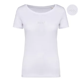 booy 155g white women's t-shirt